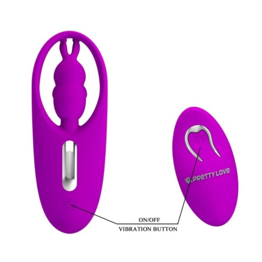 PRETTY LOVE - STIMOLATORE PER MUTANDINE CON TELECOMANDO WILD RABBIT LILLA